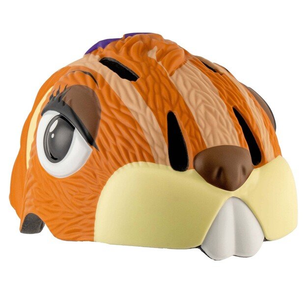 Crazy Safety - Chipmunk Bicycle Helmet - Brown (101001-03)