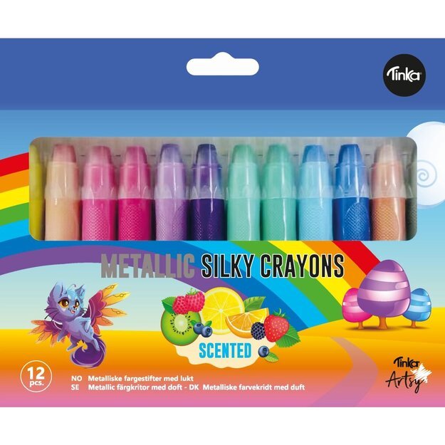 Tinka Artsy - Metallic Crayons - 12 pcs. (8-804407)