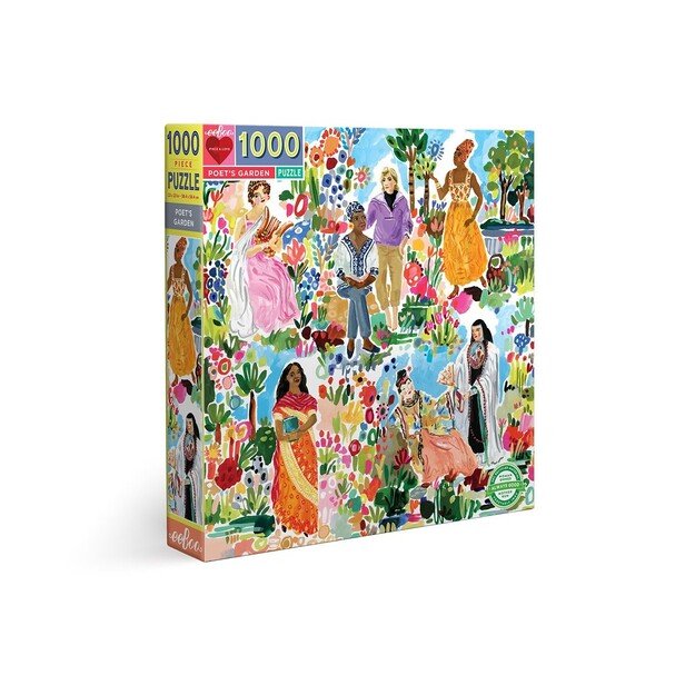 eeBoo - Puzzles - Poet's Garden, 1000 Pc - (EPZTPOT)