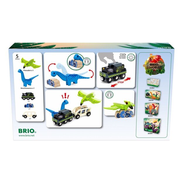 BRIO - Dinosaur Battery Train - 36096