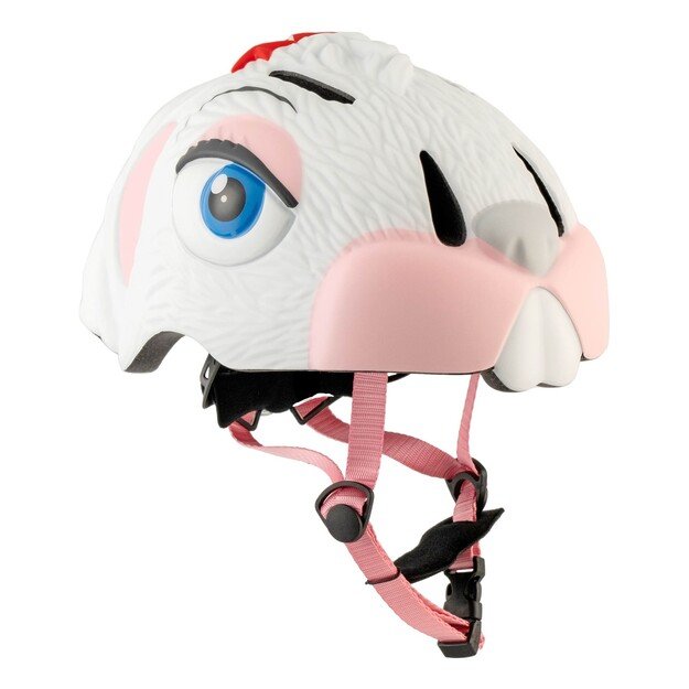 Crazy Safety - Bunny Bicycle Helmet - White (101001-02)