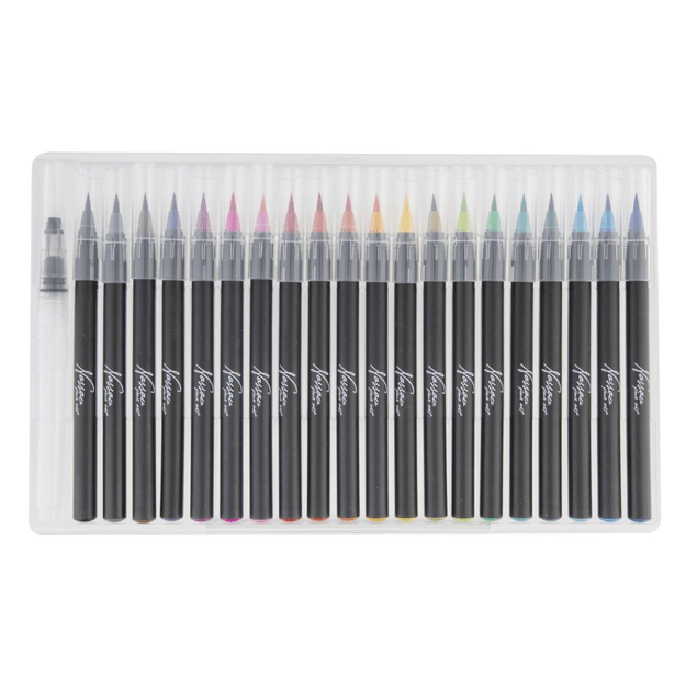 Nassau - Aquarel brush markers 20 pcs + 1 waterbrush (AR0511/GE)