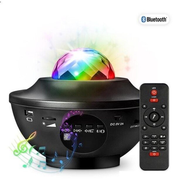 Music - Star Galaxy Projector Speaker (501127)