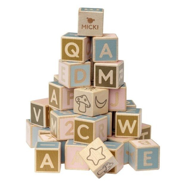 Micki - Letter blocks 36 pcs. (18009)