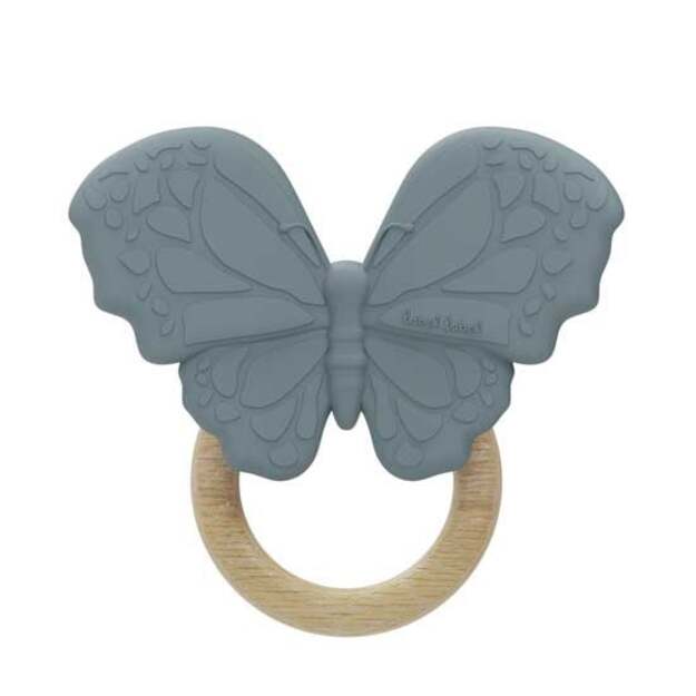 Label Label - Silicone Bitering w. Butterfly Blue