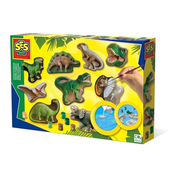 SES Creative - Casting and painting - Dinosaur world - (S01403)