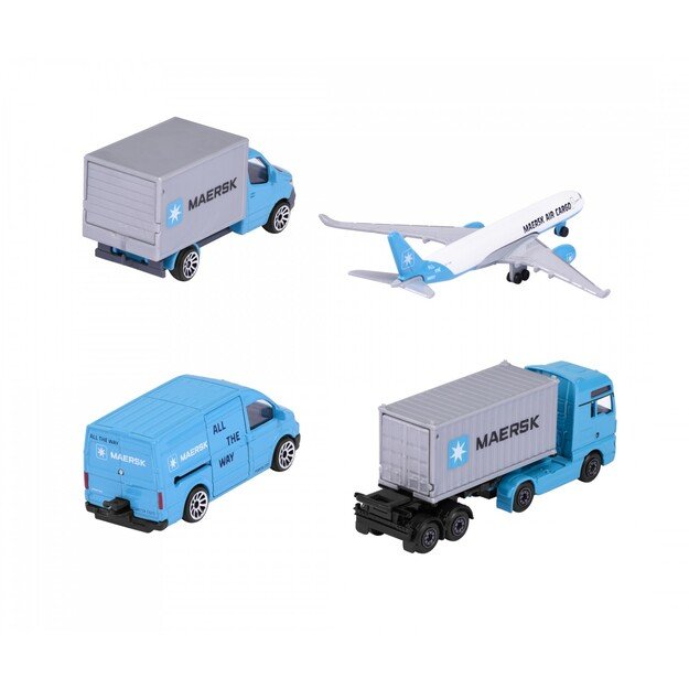 Majorette - MAERSK 4 Pieces Giftpack (212057290Y06)