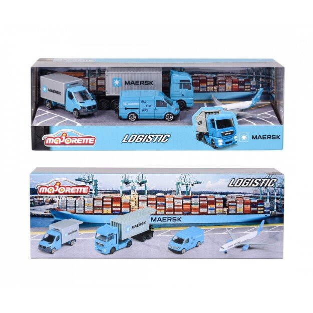 Majorette - MAERSK 4 Pieces Giftpack (212057290Y06)