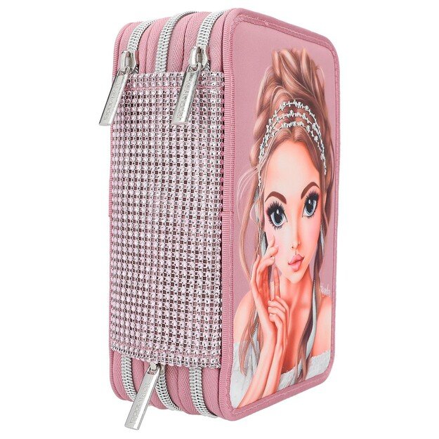 TOPModel - Triple Pencil Case GLITTER QUEEN ( 0412522 )