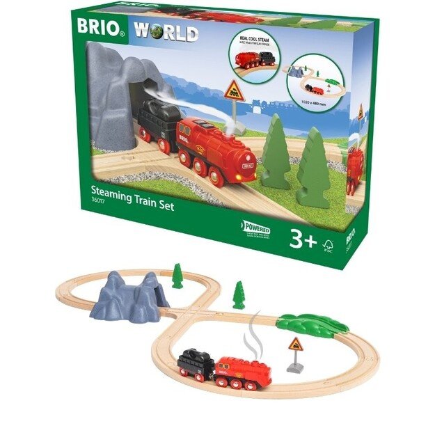 BRIO - Steam locomotive set - (36017)