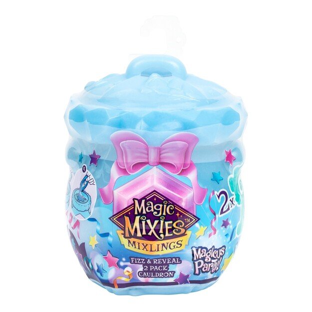 Magic Mixies Mixlings Magicus Party Collector's Fizz & Reveal 2 Pack Cauldron (30490)