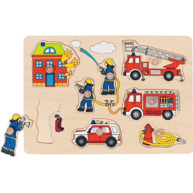 GOKI - Fire brigade, lift-out puzzle - (57907)