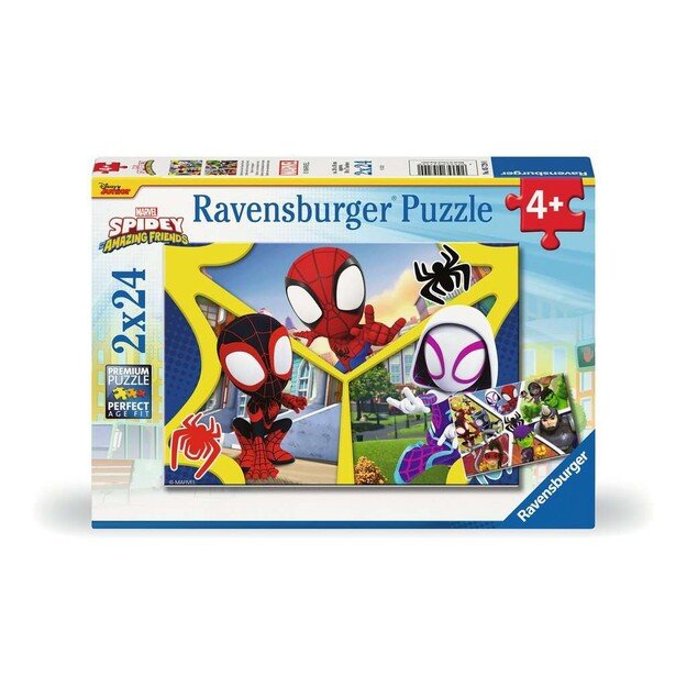 Ravensburger - Puzzle Spidey And Amazing Friends 2x24p