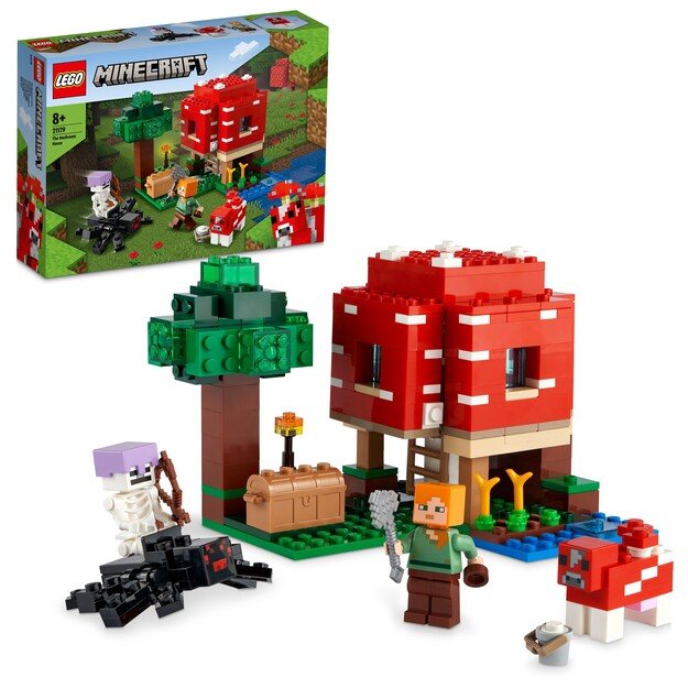 LEGO Minecraft - The Mushroom House (21179)