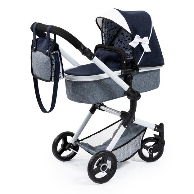 Bayer - Combi Dolls Pram - Vario - Navy (18481AB)