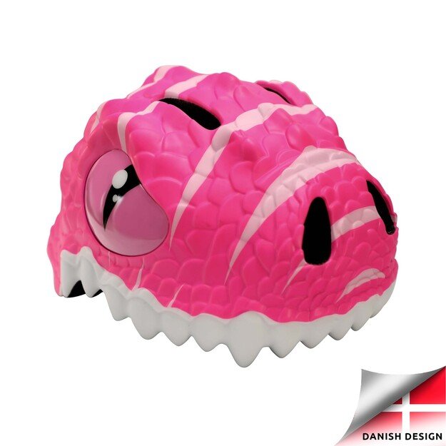 Crazy Safety - Dino Bicycle Helmet - Pink (100201-05-01)