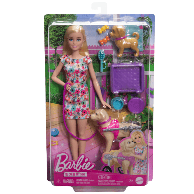 Barbie - Walk and Wheel Pet Playset (HTK37)