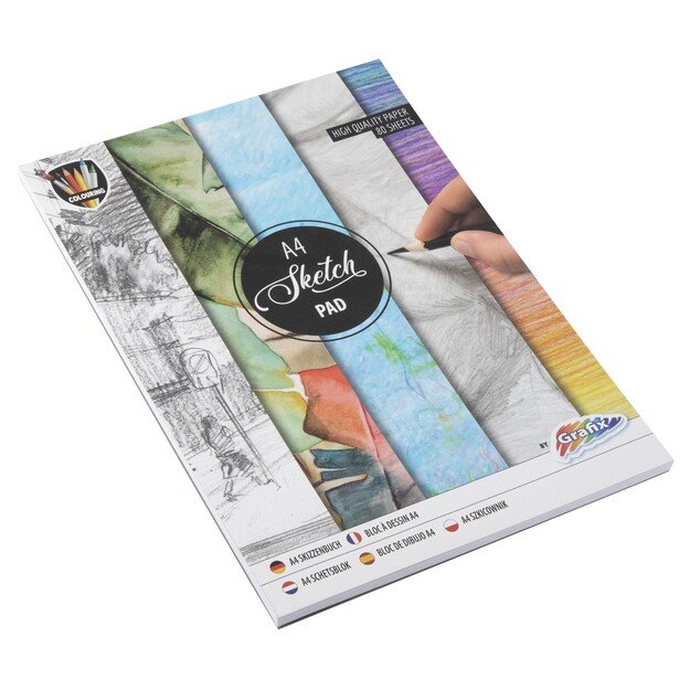 Grafix - Sketch Pad A4 - 80 Sheets - (K-150013)