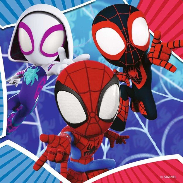 Ravensburger - Puzzle Spidey's Adventures 3x49p