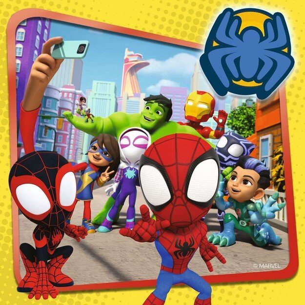 Ravensburger - Puzzle Spidey's Adventures 3x49p