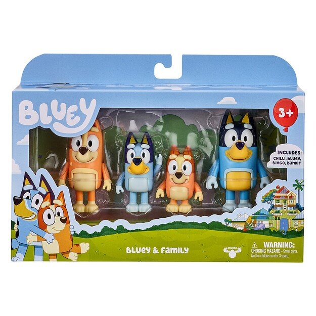 Bluey - Figure 4-pack  - Family Pack (90077)