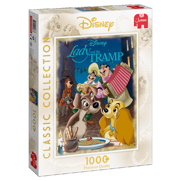 Jumbo - Disney Classic Collection: Lady & The Tramp (1000 pieces) (JUM9486)