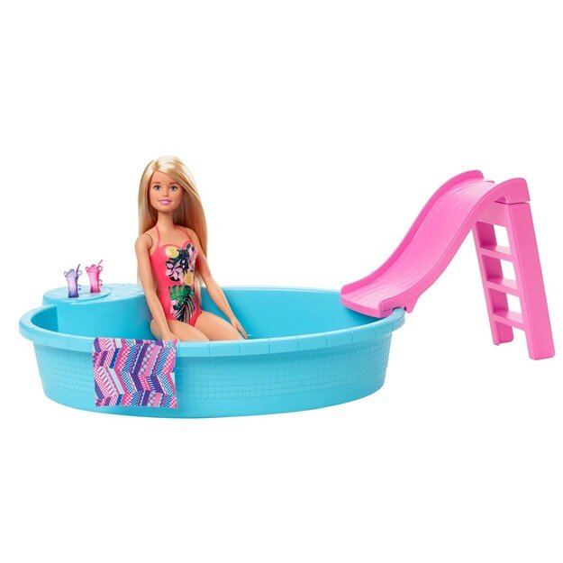 Barbie - Doll and Pool Playset (GHL91)