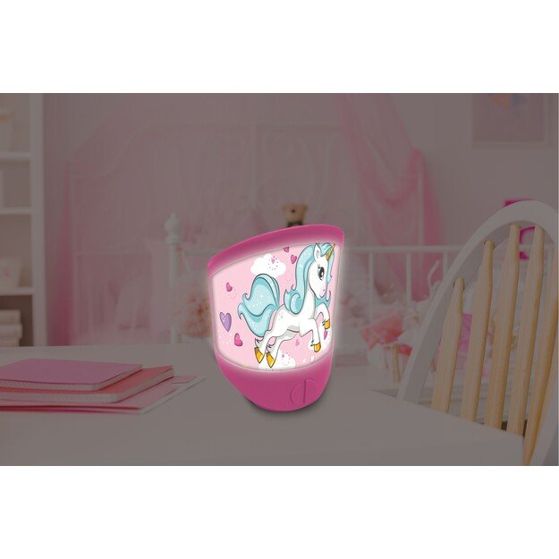 Lexibook - Unicorn Wall & Table Nightlight (NLJ20UNI)