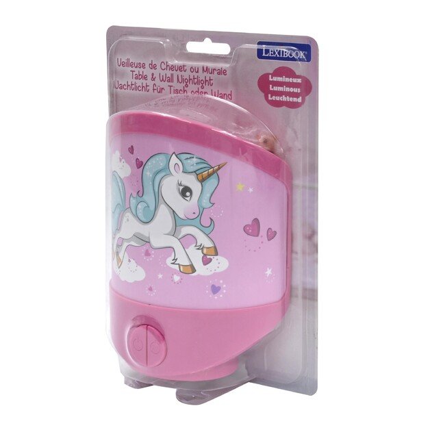 Lexibook - Unicorn Wall & Table Nightlight (NLJ20UNI)