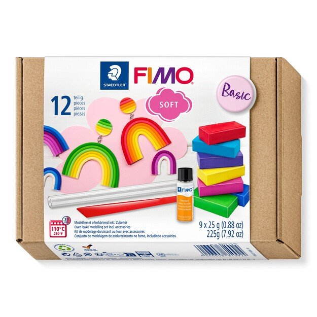 FIMO - Soft Basic Set 9x25g & Tools (8023 10)