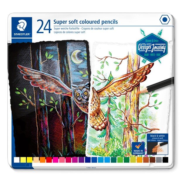 Staedtler - Soft Colored Pencil, 24 pcs (149C M24)