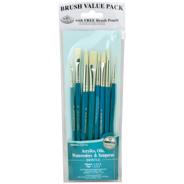 Royal & Langnickel - Bristle 8 pcs. Brush Set (302523)