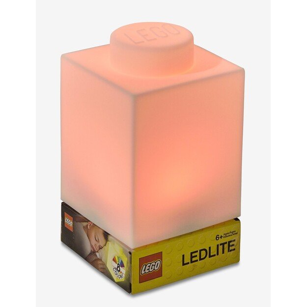 LEGO - Night Light w/LED - Silicone Brick - White