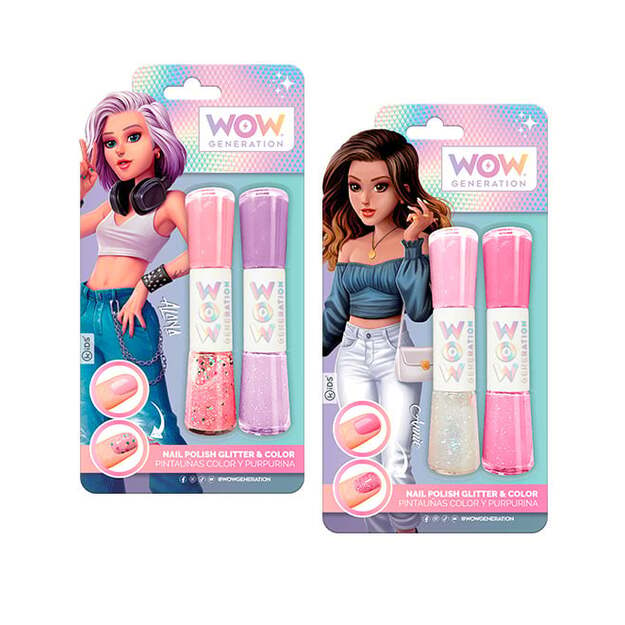 WOW Generation - Colour And Glitter Nail Polish (WOW00013-314-CDU)