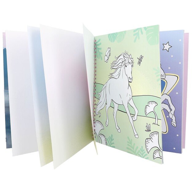 Miss Melody - Colouring Book With Reversible Sequins ( 0412756 )