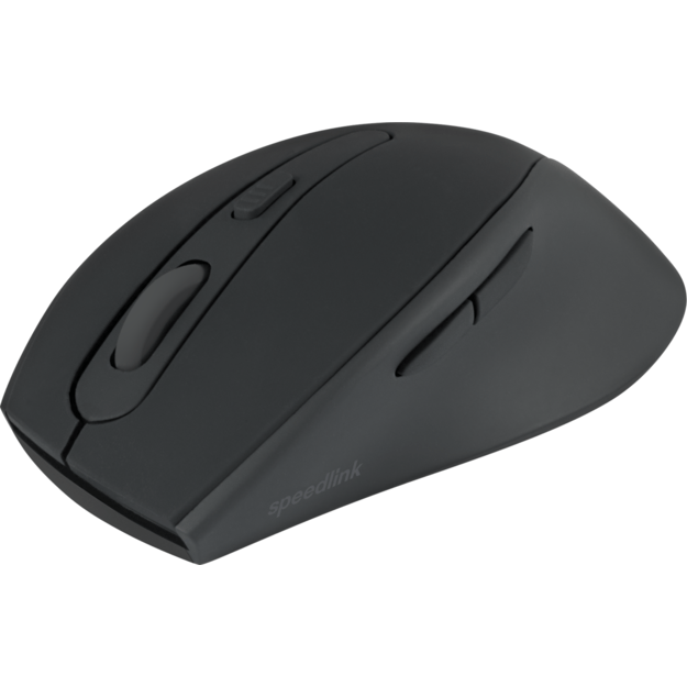 Speedlink - AXON Silent & Antibacterial Rechargeable Mouse - Wireless, USB-A/-C, rubber-black