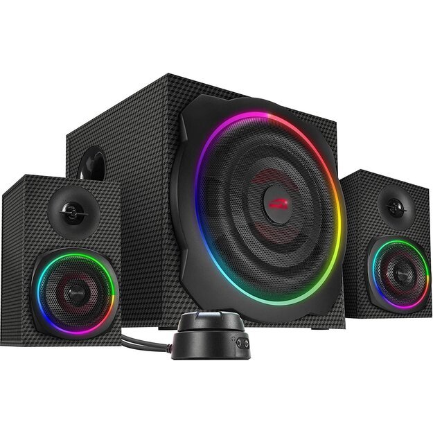 Speedlink - GRAVITY CARBON RGB 2.1 Speaker System