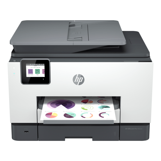 HP - Officejet Pro 9022e All-in-One Multifunction Injet Color Printer