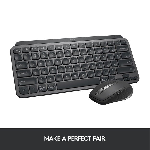 Logitech - MX Keys Mini Minimalist Wireless Illuminated Keyboard - Nordic Layout