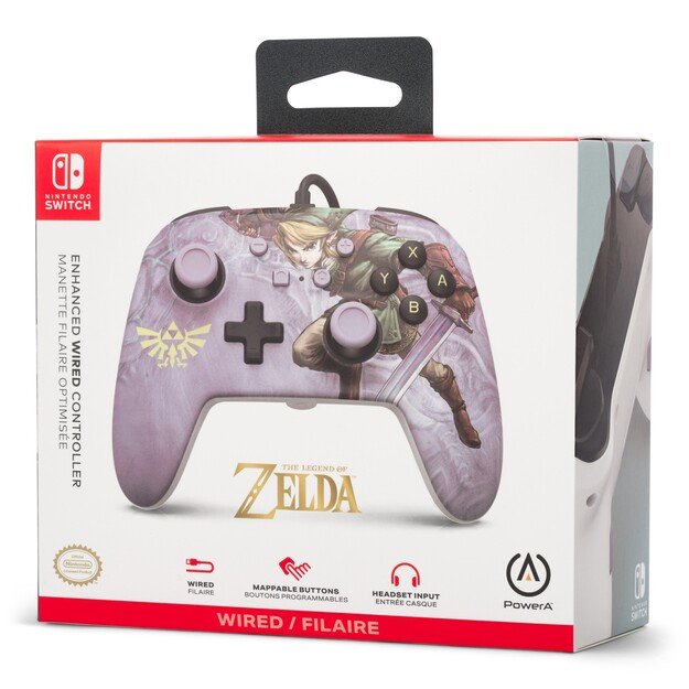 PowerA Enhanced Wired Controller for Nintendo Switch - Valiant Link