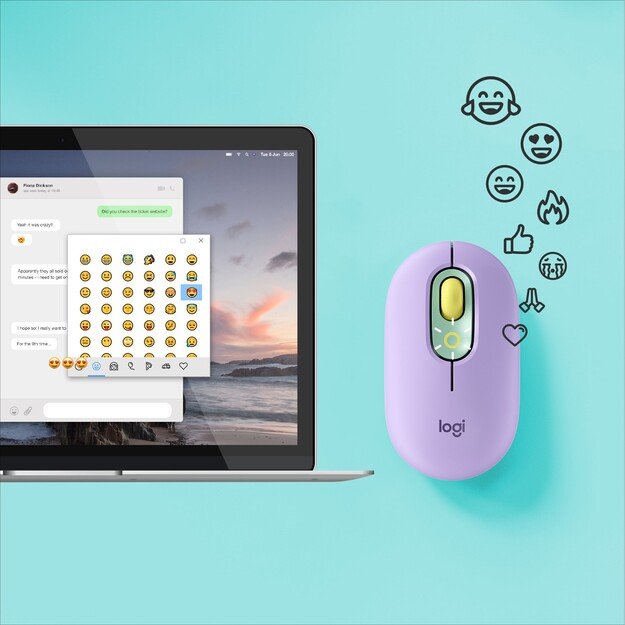 Logitech - Emoji  Pop Mouse