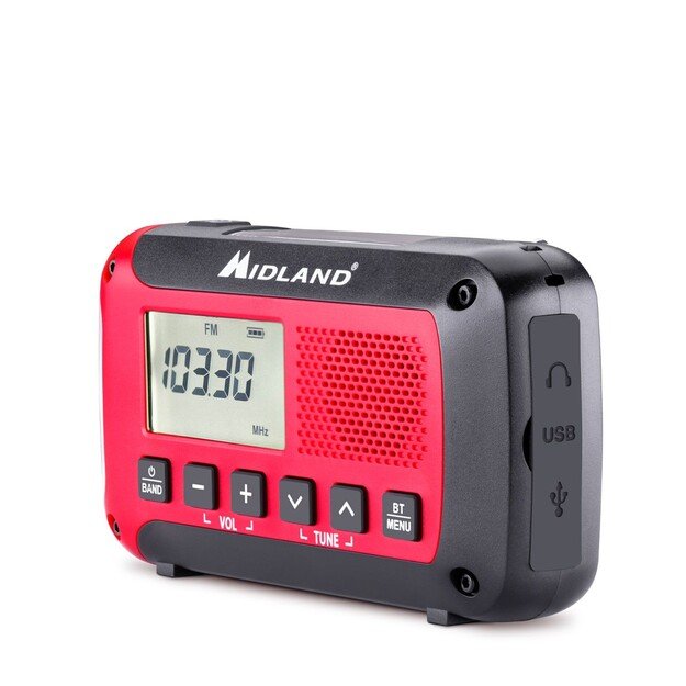 Midland - Emergency Radio & Powerbank ER250BT with Bluetooth