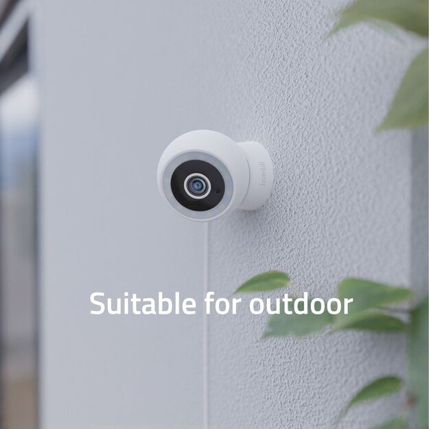 Hombli - Smart Outdoor/indoor Compact Cam, White