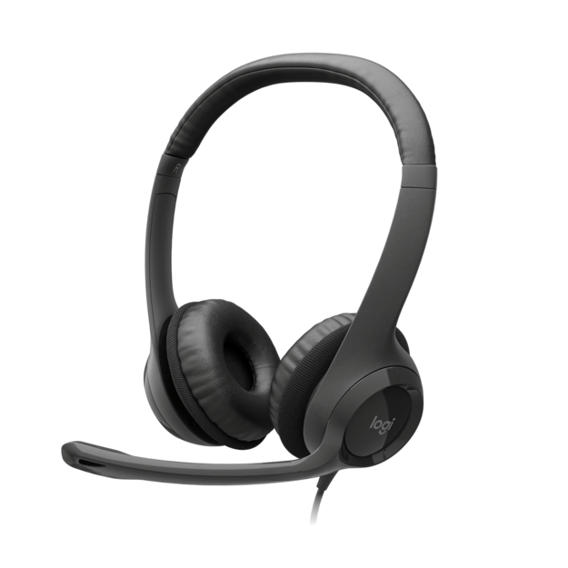 Logitech - H390 USB Headset black