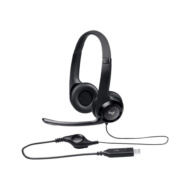 Logitech - H390 USB Headset black