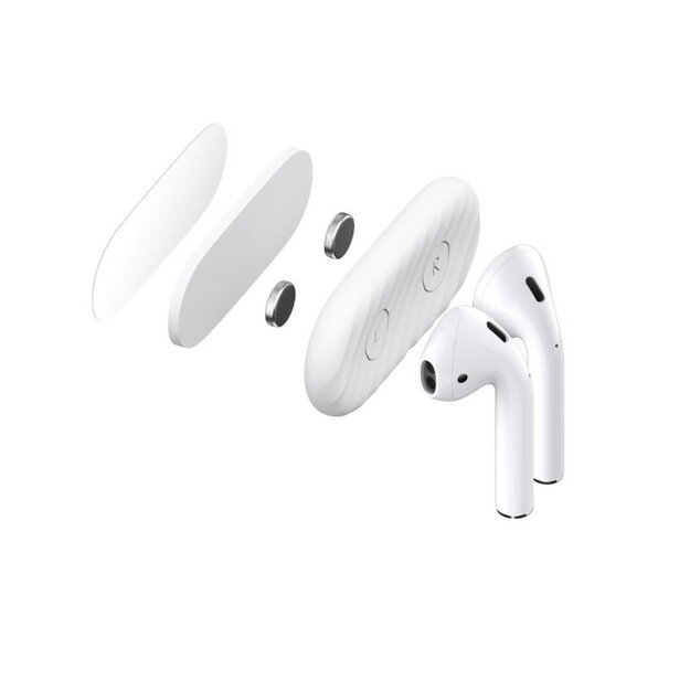AirDockz - Magnetic holder for Airpods (Color: White)