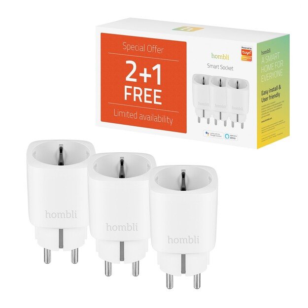 Hombli - Smart Plug (EU) Promo Pack 2+1