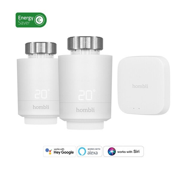 Hombli - Smart Radiator Thermostat Starterkit (2+BT Bridge)