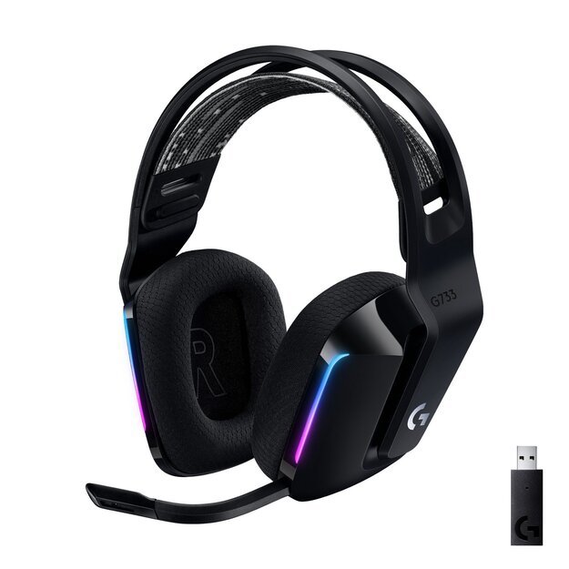 Logitech - G733 LIGHTSPEED Headset - BLACK - 2.4GHZ