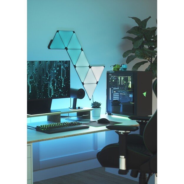 Nanoleaf - Shapes Triangles Ultra Black Edition Expansion Pack (3Pack)